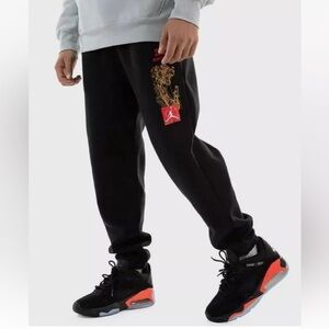 Nike Air Jordan Mind Over Matter Fleece Jogger Black DC9720 010 Mens 2XL
